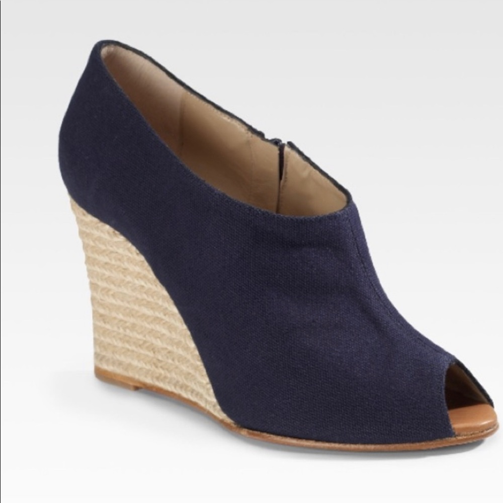 Christian Louboutin navy espadrilles